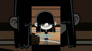 Why does Lucy Loud always keep her eyes hidden behind her hair？