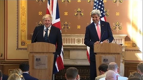 When Boris met John: British FM blusters past gaffes