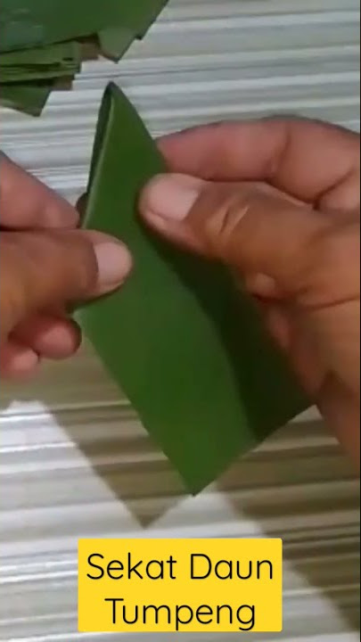 Sekat Daun untuk hiasan Tumpeng