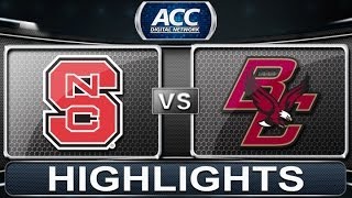 2013 ACC Football Highlights | NC State vs Boston College | ACCDigitalNetwork