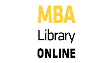 Online MBA Library Tour