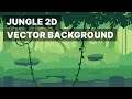 Jungle 2D Vector Background