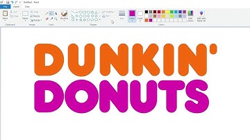 How to draw a Dunkin