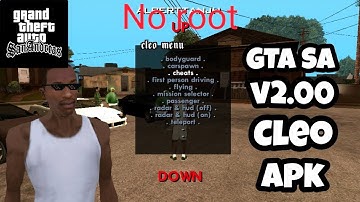 how to install cleo menu cheat in gta san android 2022 | No Root | @GTASeriesVideos | gta san