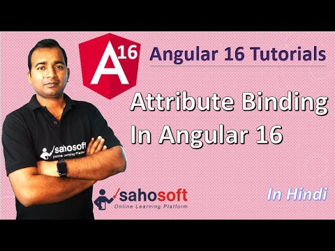 Attribute Binding in Angular 16 | Angular 16 Tutorial in Hindi