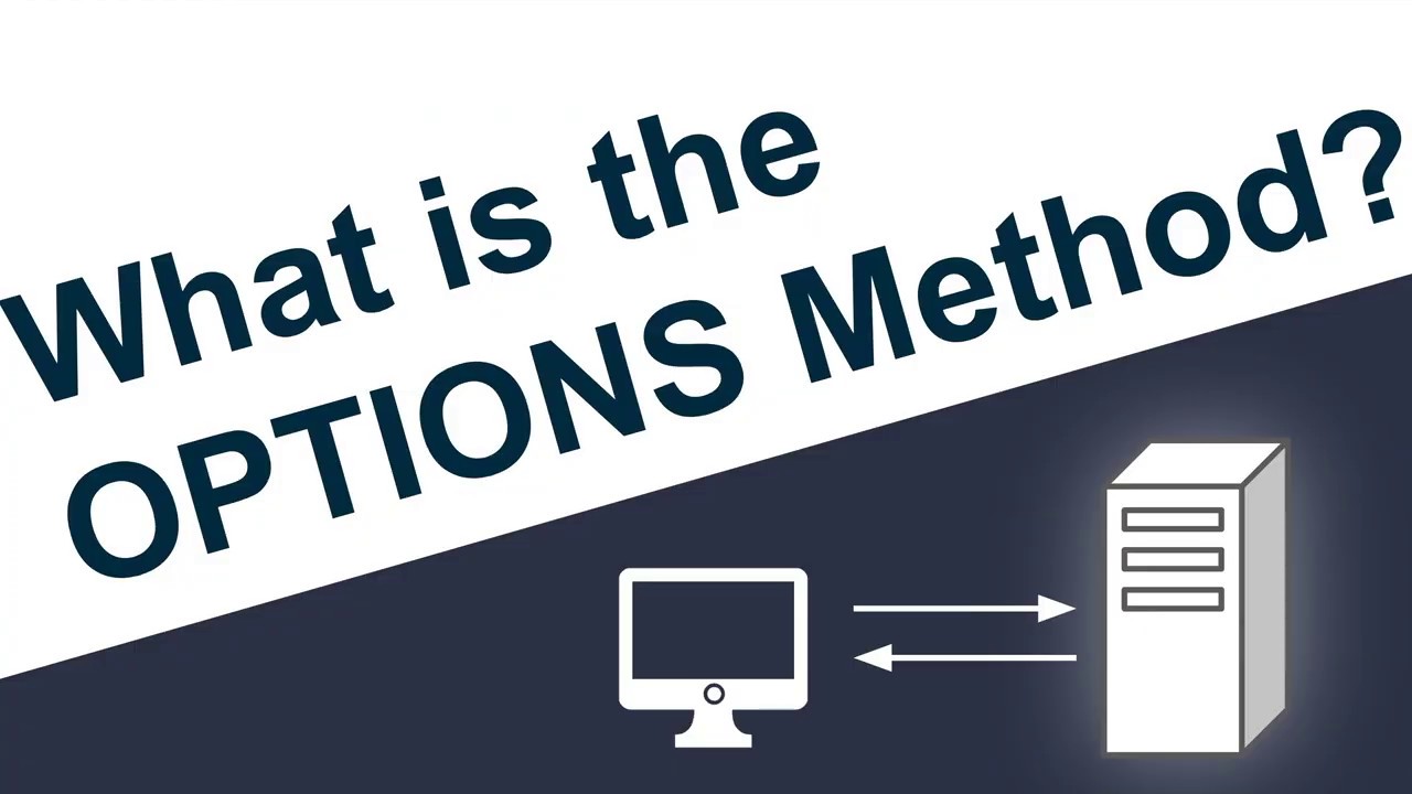 Communication option. Метод options. оптион апи.