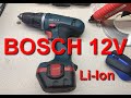 Akumulator BOSCH 12V 3s2p Li-Ion o pojemności 3Ah oraz GSR12V w roli głównej