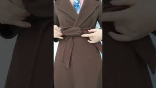 Short Double Faced Wool Coats for Women  Clearance Sale   Styling Tips!