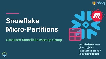 Snowflake Micro-Partitions