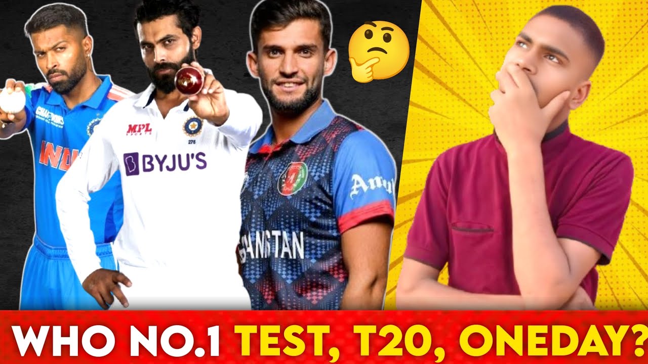 Who No.1 In Test ,T20 ,One Day| Current Time No.1 Allrounder in Icc ...
