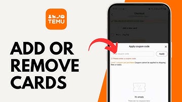 How to Add or Remove Cards from TEMU