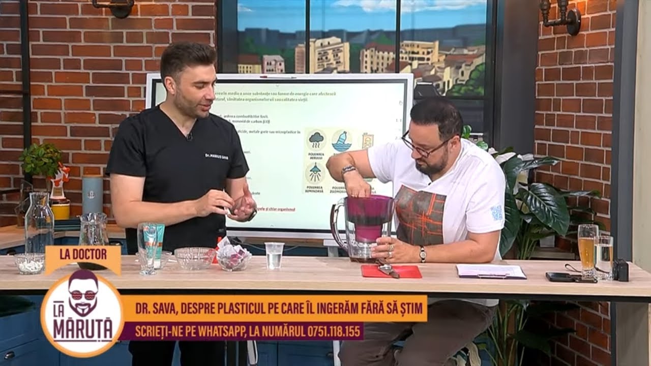 Dr. Sava, despre plasticul pe care îl ingerăm fără să știm