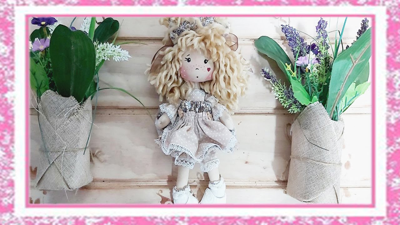 Muñequita mini para decoración muñecas y baby-shower, Mini doll for baby shower doll decoration