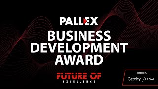 Pall-Ex Group Future of Excellence Awards - Pall-Ex Business Development Award