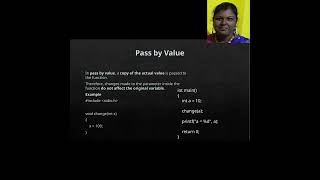 Programming in C Unit 4 Functions and Pointers 