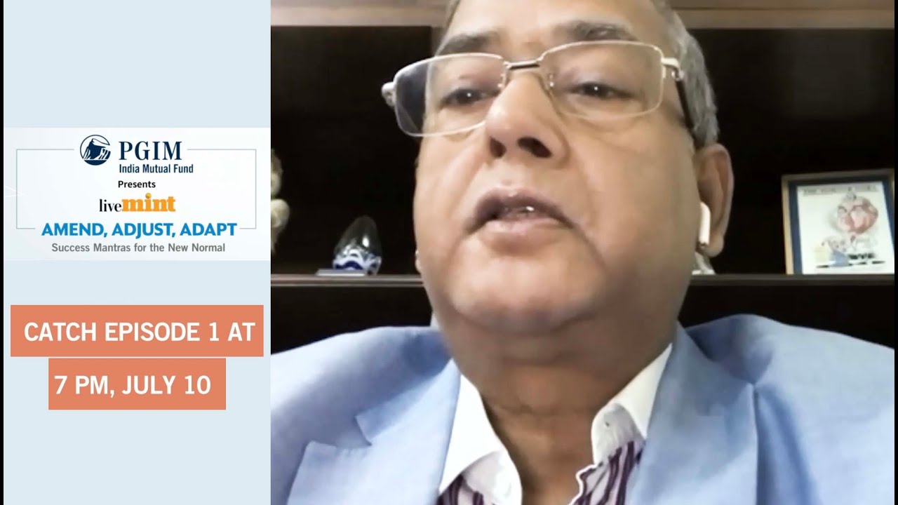 Catch U K Sinha (Former Chairman, SEBI) on Ep 1 of LiveMint "Amend, Adjust, Adapt"