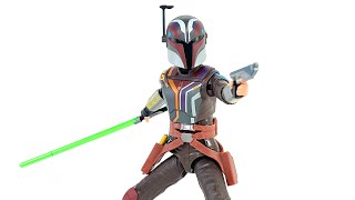 SUPER Figure!!! Star Wars The Black Series Ahsoka Series Sabine Wren Chefatron Review