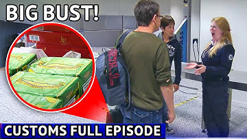 Smuggler Has To Convince Officers They Smoke! | Customs Full Episode