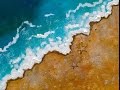 #lovesummerart wave on beach painting acrylic easy beginner art lesson | TheArtSherpa