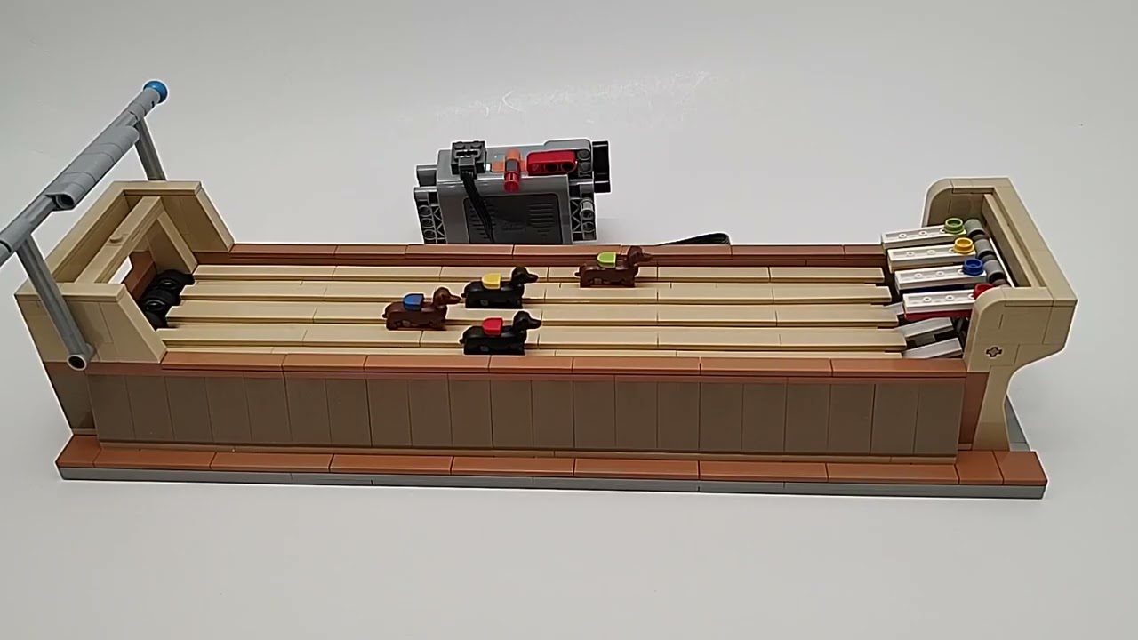 Tabletop Racing Game - Built using only LEGO parts