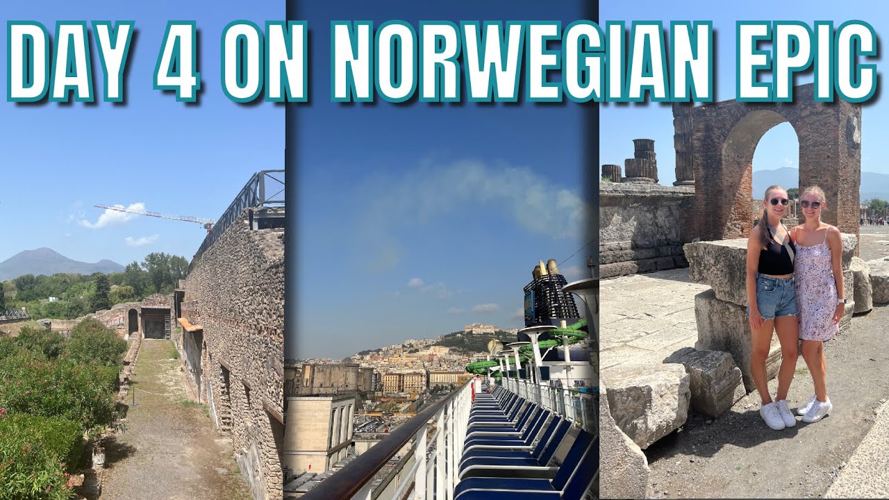 DAY 4 ON NORWEGIAN EPIC CRUISE VLOG - A Self-led Excursion Day in Pompei