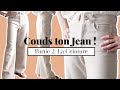 Comment coudre un jean   partie 2 la ceinture  tutoriel couture pantalon  babette fibre mood