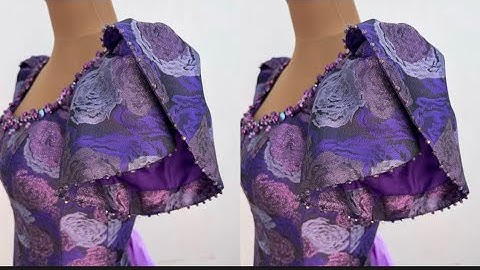 How to sew a puffy petal slew with an in seam finishing