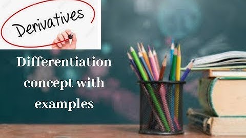 Differentiation Concepts with Examples | Class 12 |Ab initio method.
