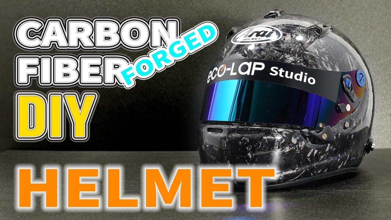 How To Make A Forged Carbon Fiber Helmet [Diy] (Making Split Mold \U0026 Helmet)
