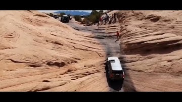 2021 Ford Bronco 2dr and 4dr on Hells Gate in Moab Utah.