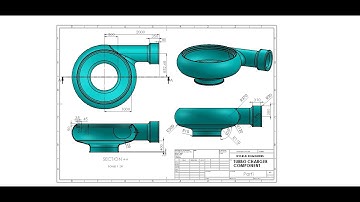 SolidWorks Tutorial Design A Turbo Charger Component #30