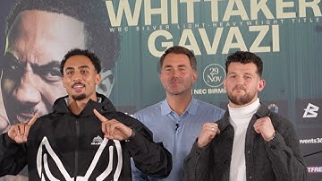 Ben Whittaker vs Benjamin Gavazi FULL PRESS CONFERENCE | MATCHROOM BOXING EDDIE HEARN