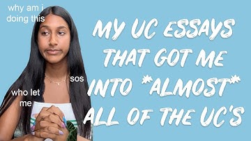 ✰ The essays that got me into *almost* all of the UCs ✰ + TIPS ✰
