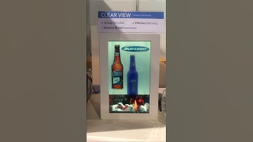 Clearview SC156TL1 transparent lcd showcase by SAMILCTS