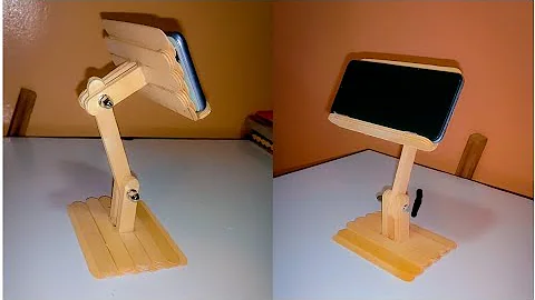 Phone Stand | Mobile Stand Making At Home with Ice Cream Stick |phone holder/tripod stand/akartideas