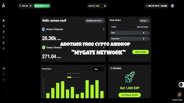 MYGATE Network Airdrop Referral Code: LClpMi #cryptoairdrop #crypto #airdrop #cryptomining #mygate