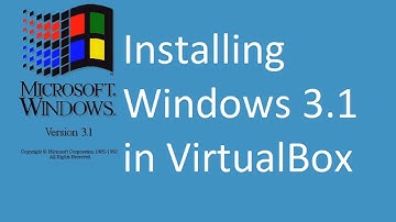 Installing Windows 3.0 in VirtualBox
