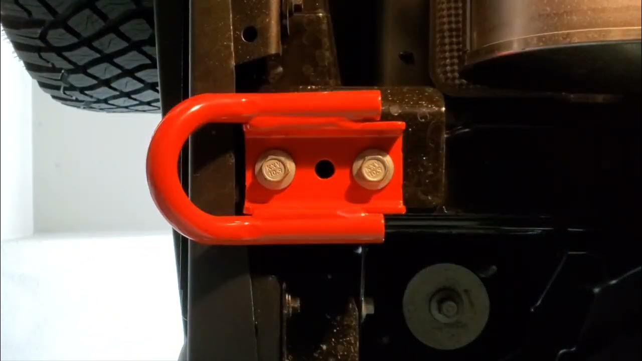 [EP.10] Ford Bronco Red Rear Tow Hooks Install / 포드 퍼포먼스 정품 빨간색 뒷쪽 토우