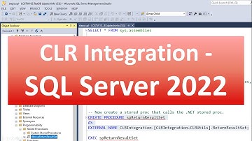 CLR Integration in SQL Server 2022