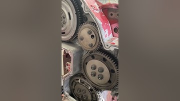 ISX single cam gear adjustment