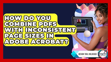 How Do You Combine PDFs With Inconsistent Page Sizes In Adobe Acrobat? - Design Tool Unlocked