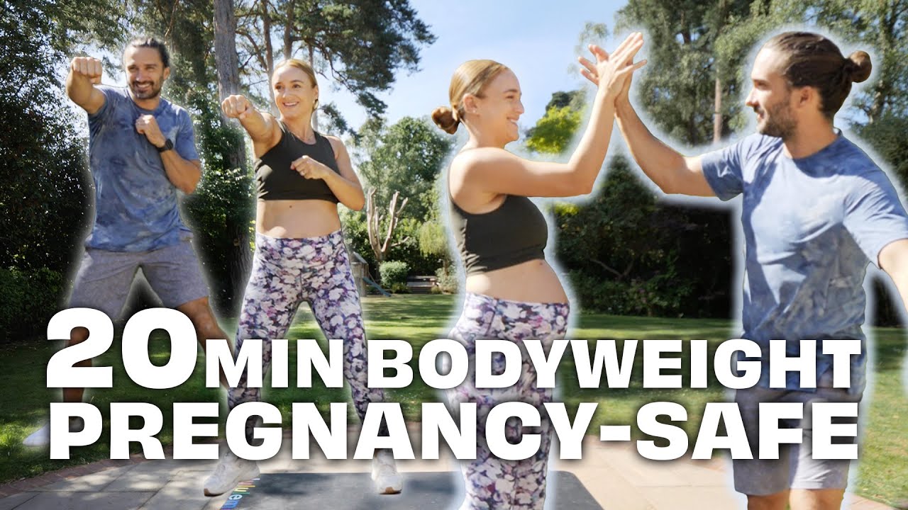 20 Minute PREGNANCY SAFE Bodyweight Workout with Rosie Joe The Body Coach TV