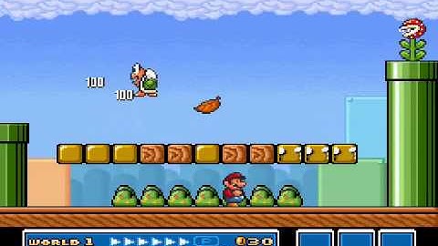 SMB3 for Super Mario All-Stars Custom Level #378 - Basic Plains