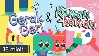 Lagu Bubu Lala | Kawan Kawan & Gerak Geri Compilation | Mari Menyanyi Sambil Belajar