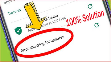 Google Play Store Error Checking for Updates | How To Fix Google Play Store Error