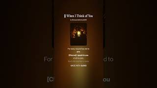 🎵 When I Think of You Video