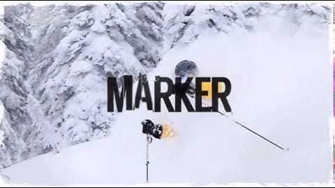 Marker Griffon Schizo Ski Bindings- Black/ White/ Teal - TheSkiBum.com