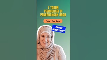 Czech flight attendant on Arab airline forced to convert to Islam? #convert #hijab #muslimconvert