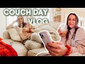 the one where i spend all day on the couch | cozy winter vibes | vlogmas day 15