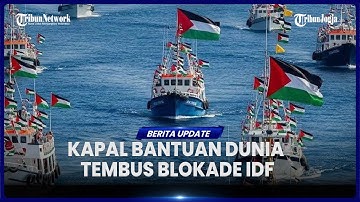 Internationale hulpvloot breekt door Israëlische barricades die Palestijnse wateren naderen en vervoert logistieke hulp